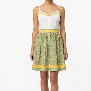 Ya Los Angeles Zip Front front Sundress size M